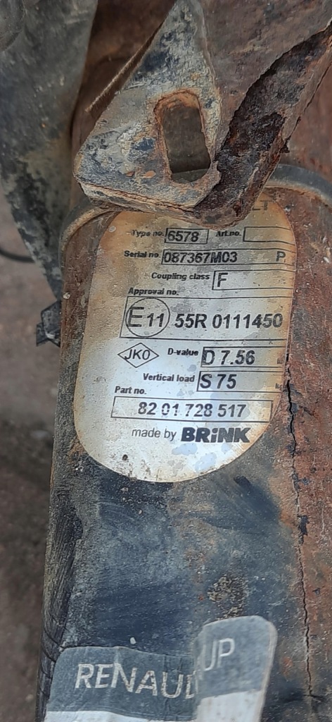 фото №6, Hak буксирувальний блок керування модуль renault express ii