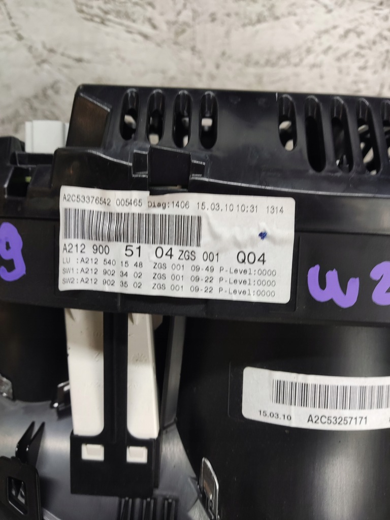 фото №9, Mercedes e klasa w212 прилади лічильник uk a2129005104