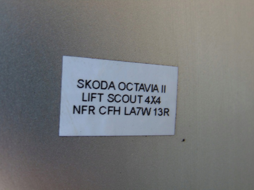 фото №11, Бампер задняя задний skoda octavia scout ii lift la7w