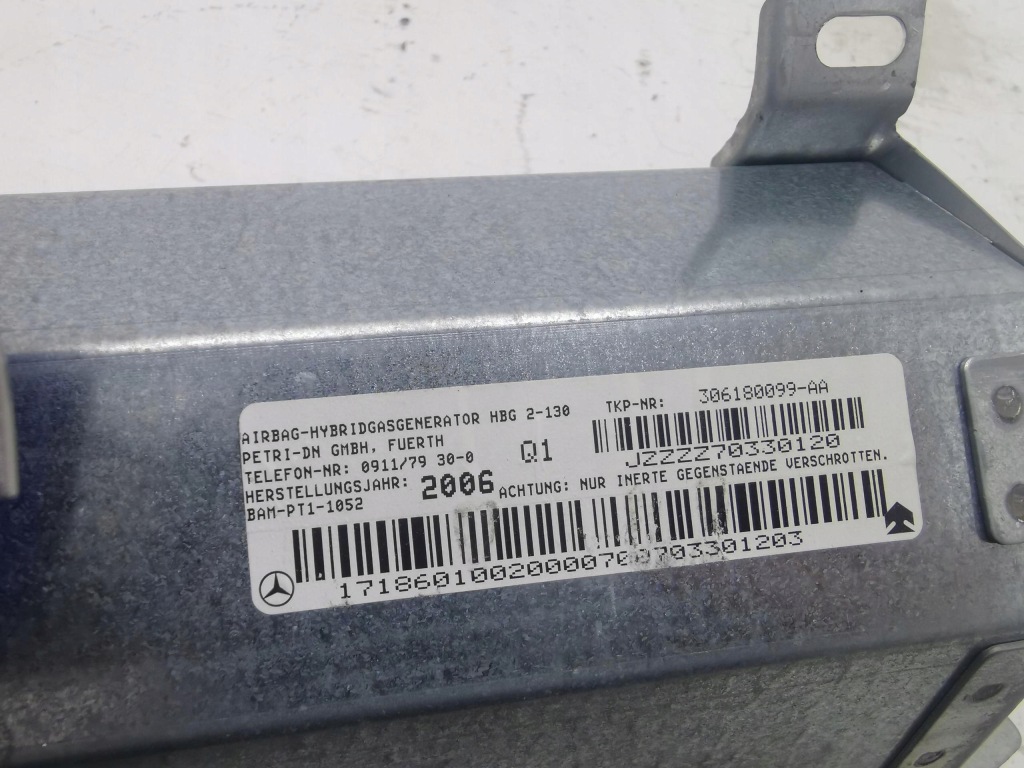 фото №6, Подушка безопасности пассажира mercedes slk ii r171 306180099-aa