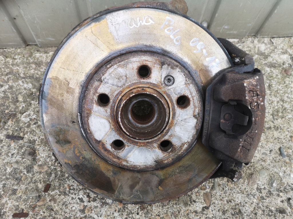 фото №6, Vw polo v 5 09-17 поворотний кулак права plus супорт