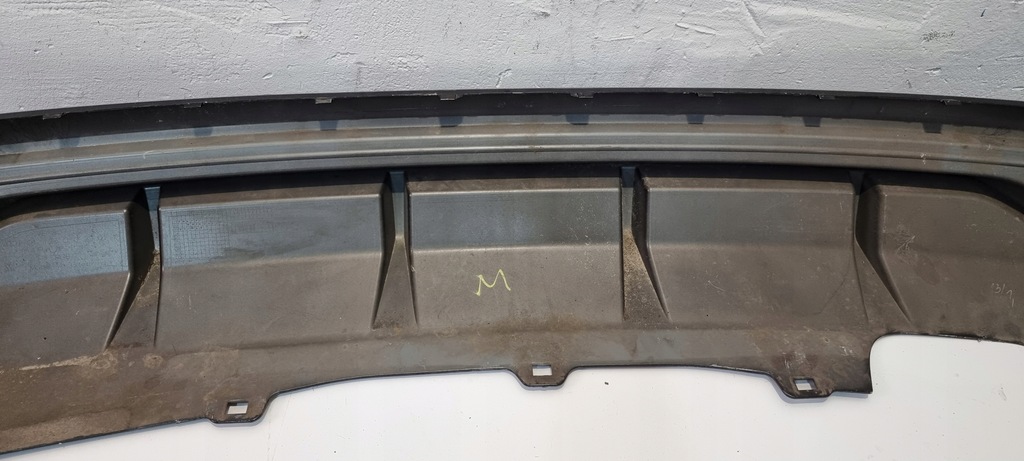 фото №11, Накладка бампера диффузор задняя skoda fabia iv monte carlo 21-