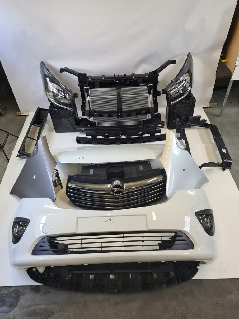 фото №1, Капот крыло бампер перед комплект opel vivaro b