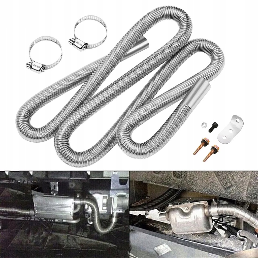 фото №1, Wąż випускний do генератора струму, труба вихлопна з гасник, труба обігріву