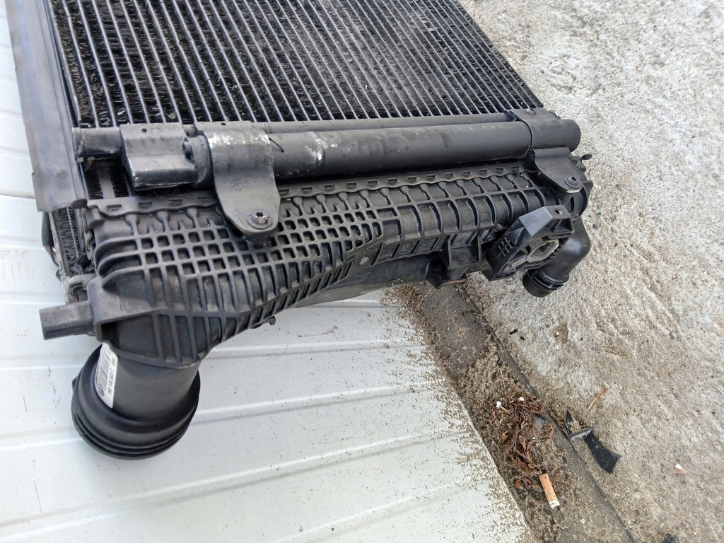 фото №7, Радиатор воздуха интеркулер вентилятор комплект audi tt 8j