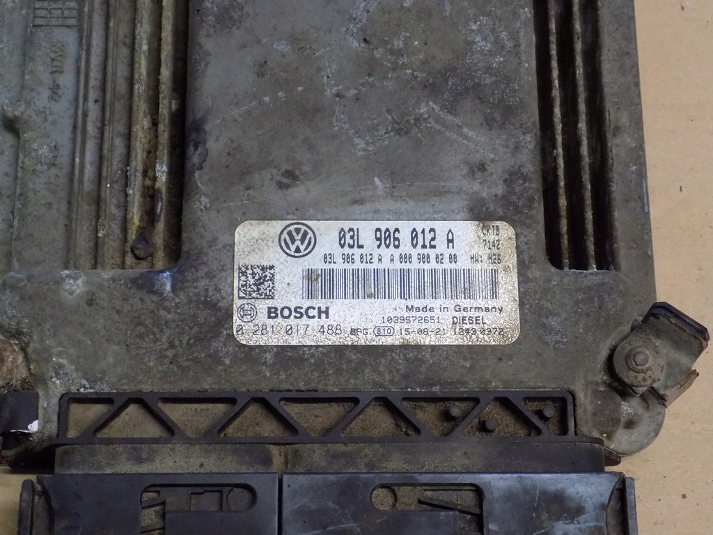 фото №8, Бортовой компьютер ecu vw crafter 03l906012a 0281017488