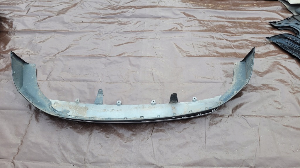 Toyota rav4 рестайлинг  15- накладка бампера задняя спойлер диффузор накладка-спойлер // 1337 Киев