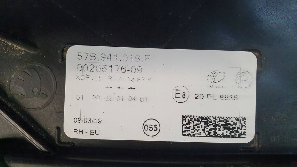 фото №11, Лампа перед правая skoda karoq 57b941016f 17-