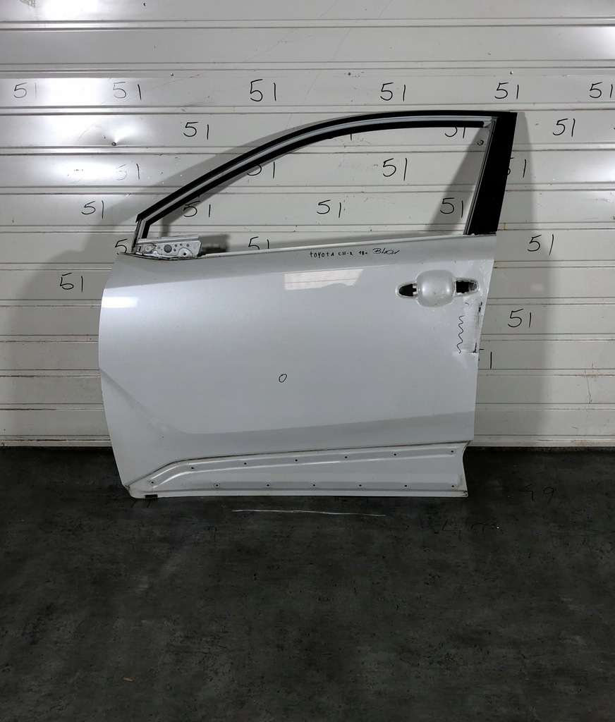 фото №1, Toyota chr c-hr дверь левая передние перед белый перламутр 67002f4010