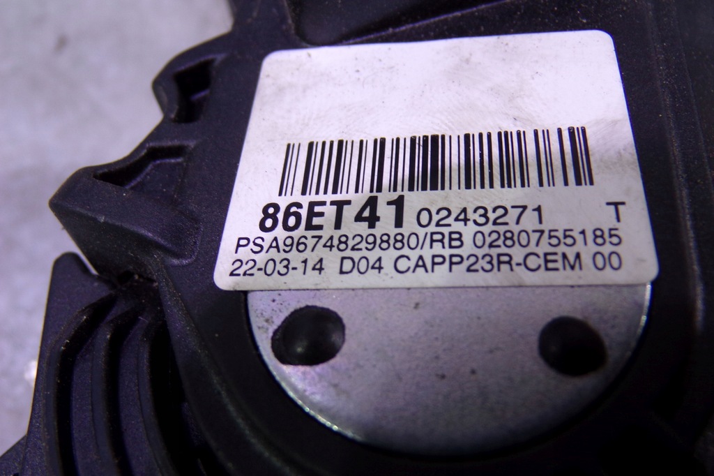 фото №5, Потенціометр педаль газу citroen c4 picasso ii