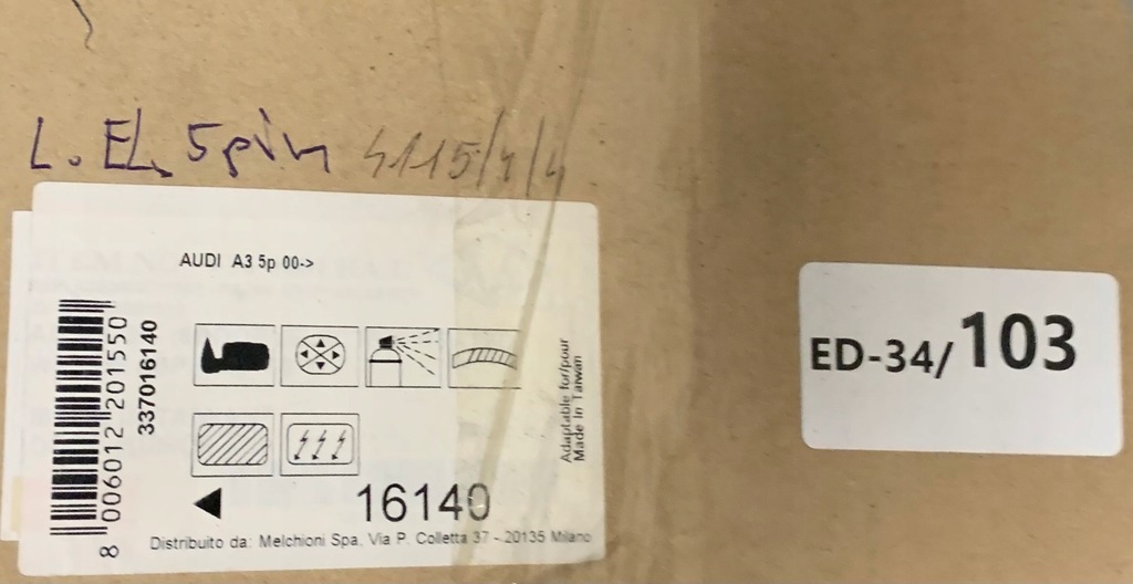 фото №7, Audi a3 8l 98-03 зеркало левая elektr. 5-pin nowe