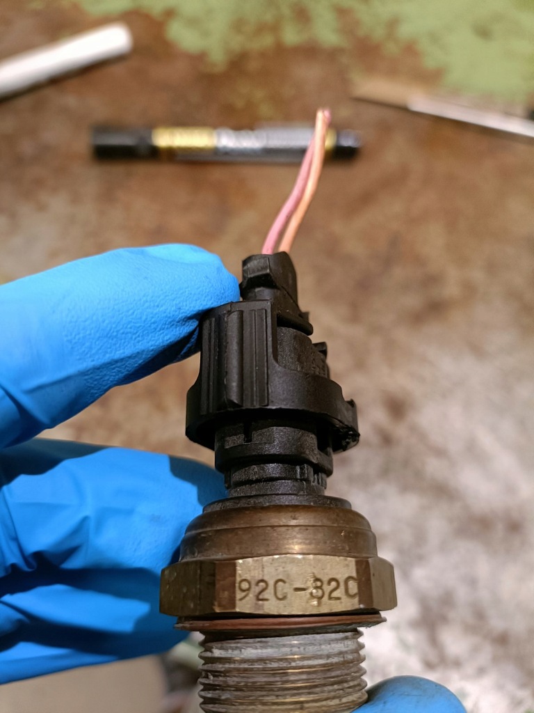 фото №4, Выключатель вентилятора радиатора fiat ducato/92c-82c