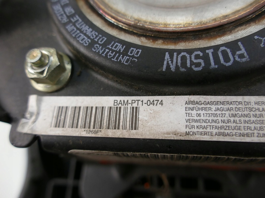 фото №14, Jaguar s-type подушка воздушная руля