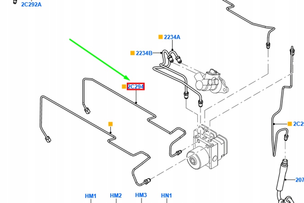 фото №10, Ford transit connect mk1 передний набор rur тормозных rhd новый оригинальный