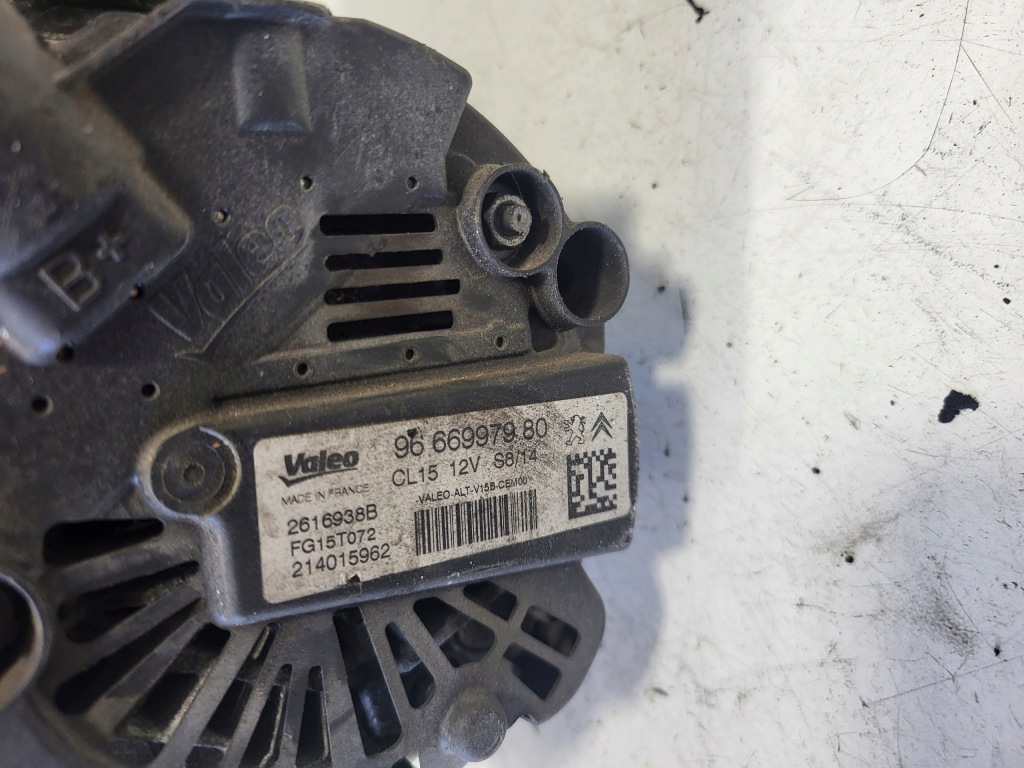 фото №8, Генератор peugeot 3008 i 1.6thp 9666997980