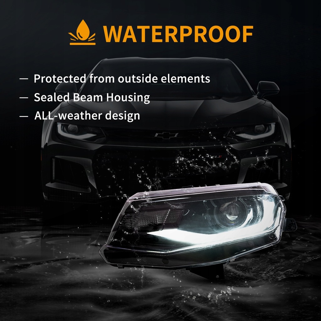 фото №9, Лампа лампы передние full led vland комплект chevrolet camaro 2016-2018