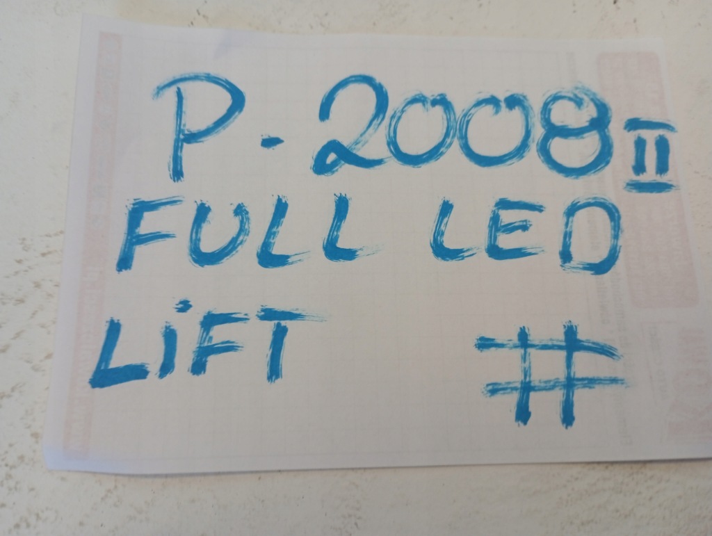 Фара фонари full led рестайлинг  peugeot 2008 2 9850598580 9850597780 Оригинал