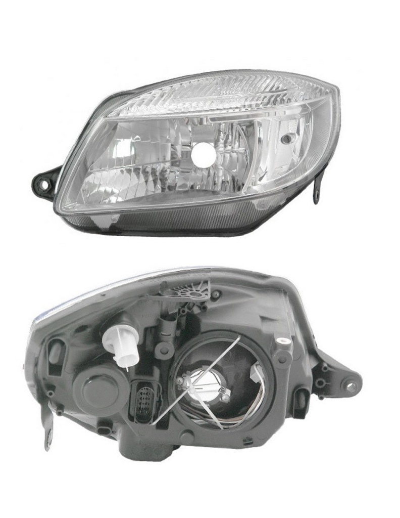 фото №1, Фара лампа передняя skoda fabia 2 07-10 l/p