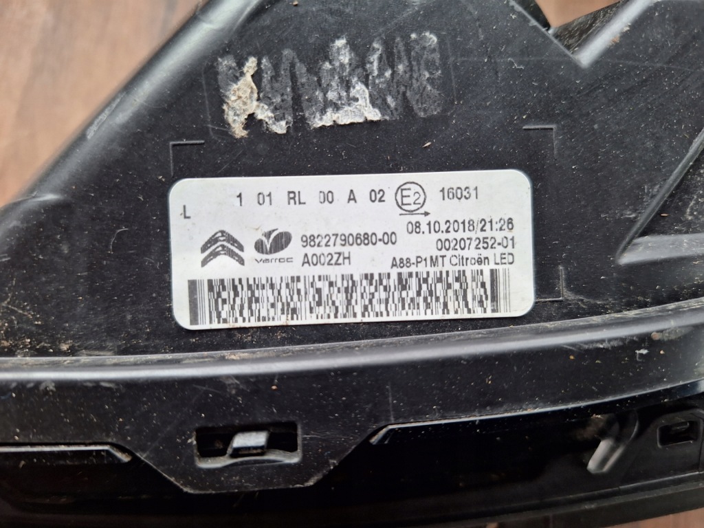 фото №8, Противотуманная фара лампа левая перед citroen c3 aircross