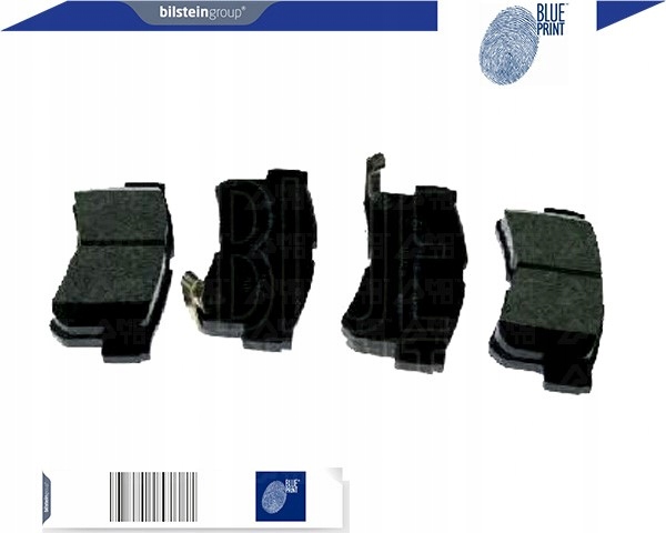 фото №2, Набір - комплект гальмівних колодок гальмівних [blue print]