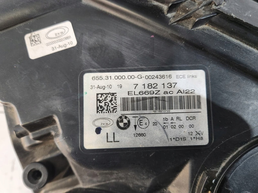 фото №8, Bmw 7 f01 f02 лампа bi-xenon левая - 17132