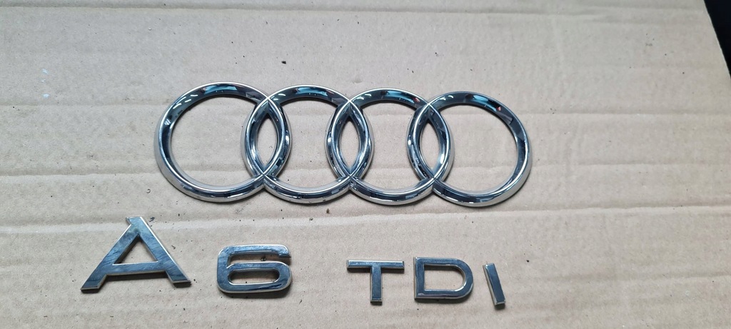 фото №6, A6 c6 lift емблема logo значок кришки багажника задня a6 tdi