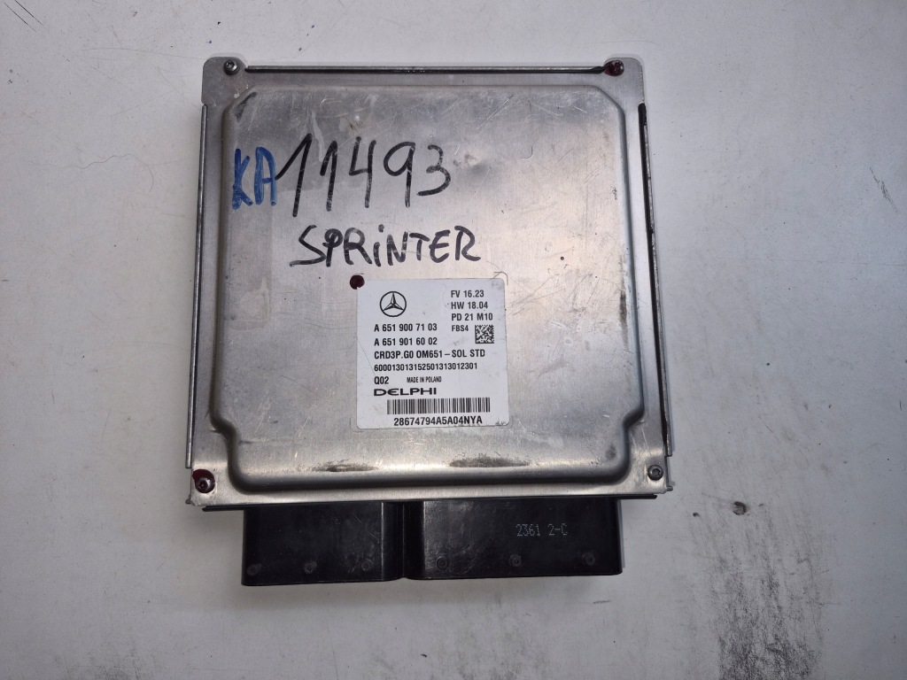 Купити Sprinter 907 910 бортовий комп'ютер блок керування двигуна a6519007103