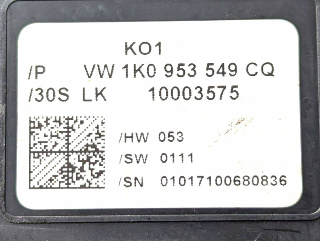 фото №11, Переключатель комбинированный volkswagen golf 6 2010 1k0959653c