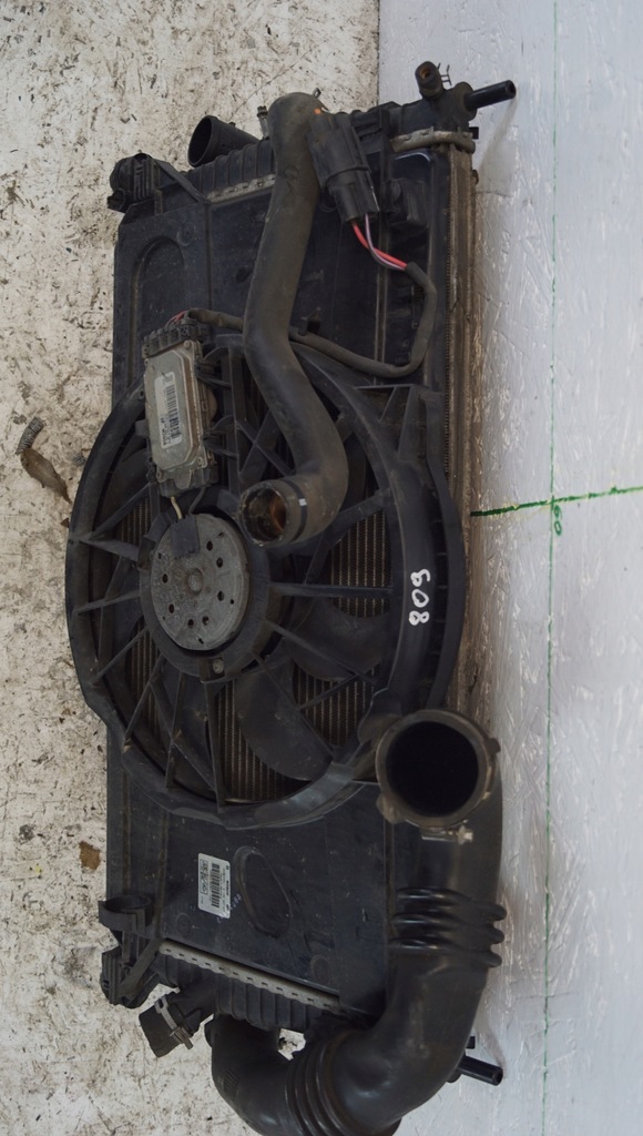 фото №16, Volvo v50 s40 комплект радиатор вентилятор