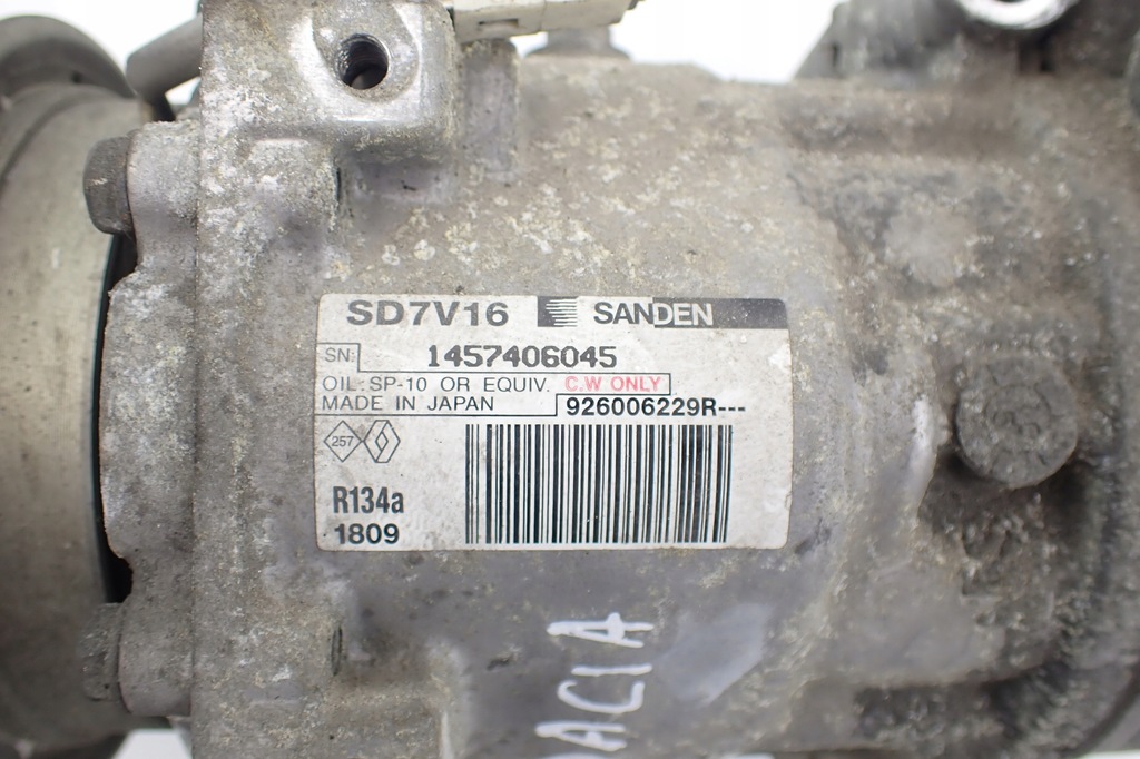 фото №9, Компресор компресор кондиціонера dacia duster i 1.5 dci 926006229r 10-17r