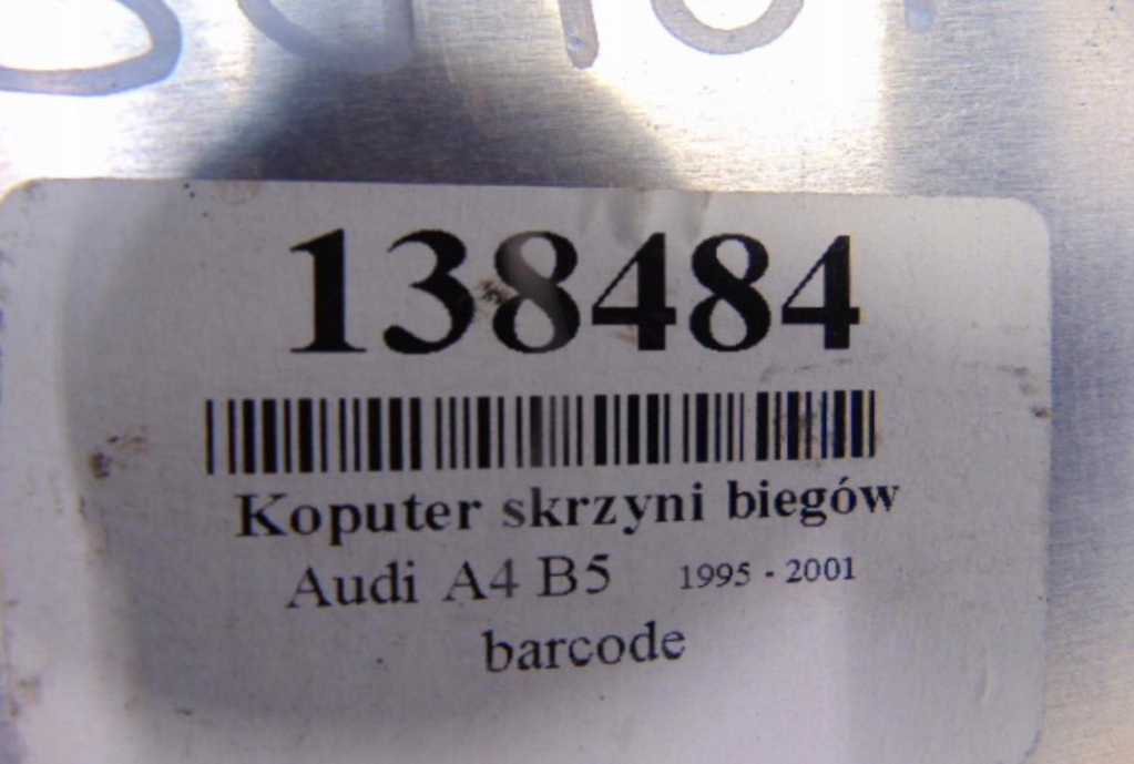 фото №11, Бортовий комп'ютер коробки передач audi a4 b5 1.9tdi 8d0927156cb