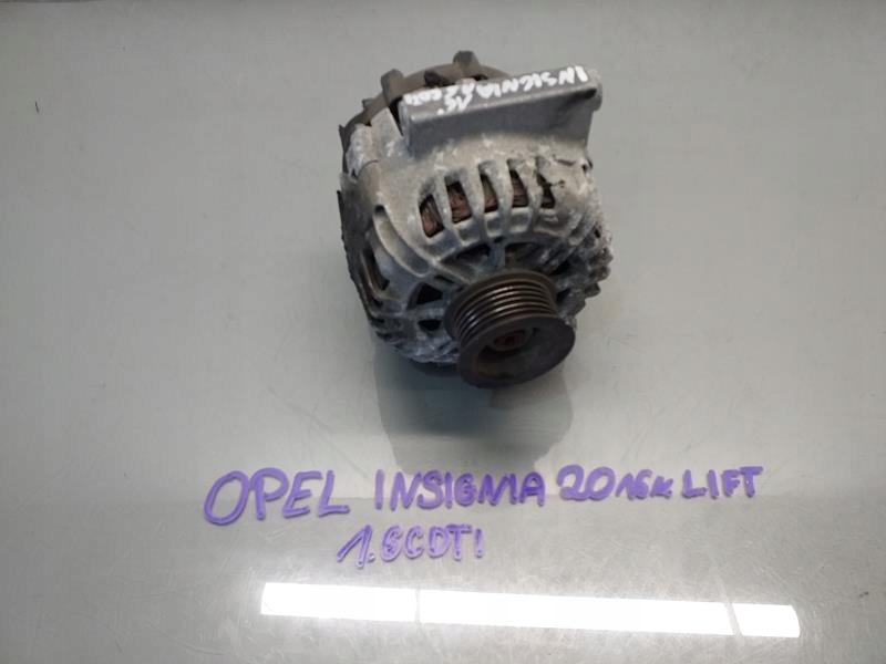 фото №1, Генератор opel insignia a 1.6 cdti 13586366