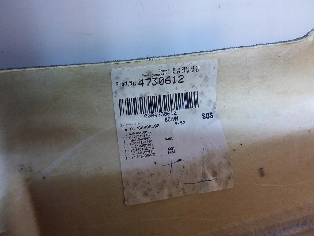 фото №7, Mercedes a w176 потолок козырьки ручки