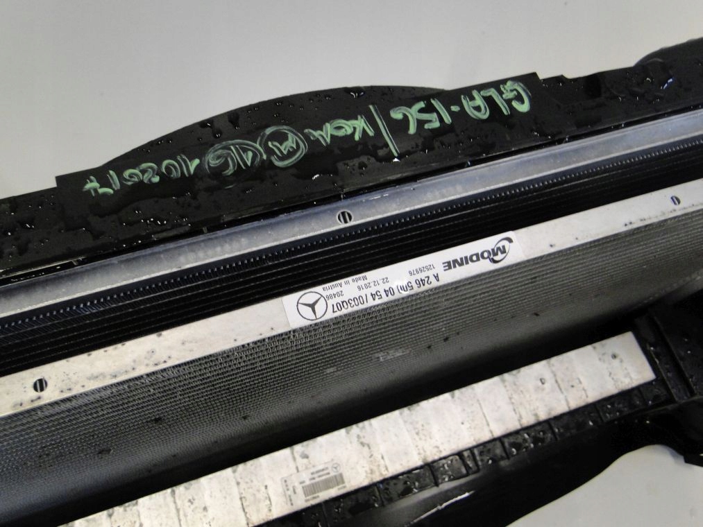 фото №6, Mercedes gla x156 радиатор wody кондиционер вентилятор