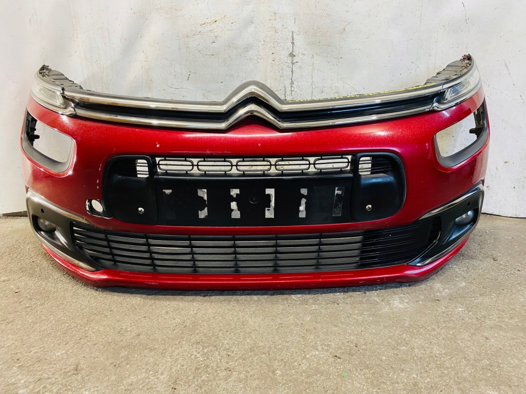 фото №1, Бампер передній kompletny з led c4 grand picasso ii lift spacetourer 4x pdc