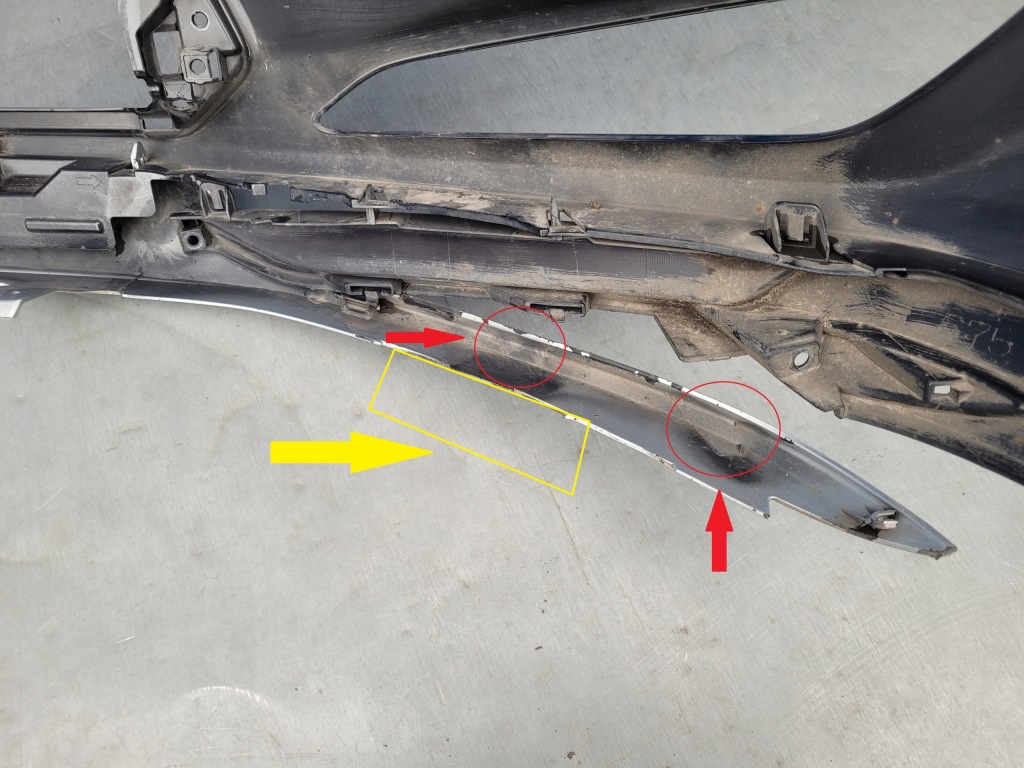 Lexus rx450h rx300 lift 19-22 2019-2022 бампер передній перед молдинг Київ