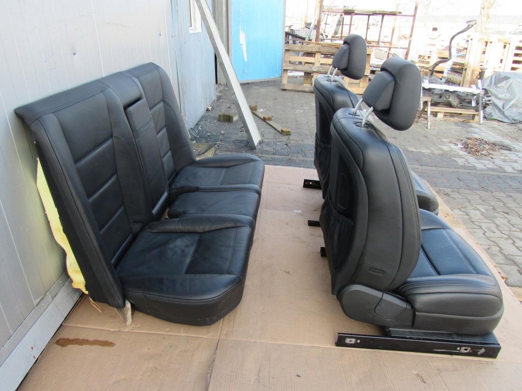 фото №7, Mercedes s w221 63 amg обивка сиденья заднее сиденье