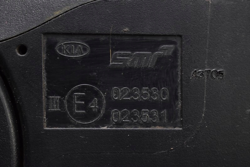 фото №8, Дзеркало праве механічний червоні 023530 uk kia picanto 2 ii 11-15