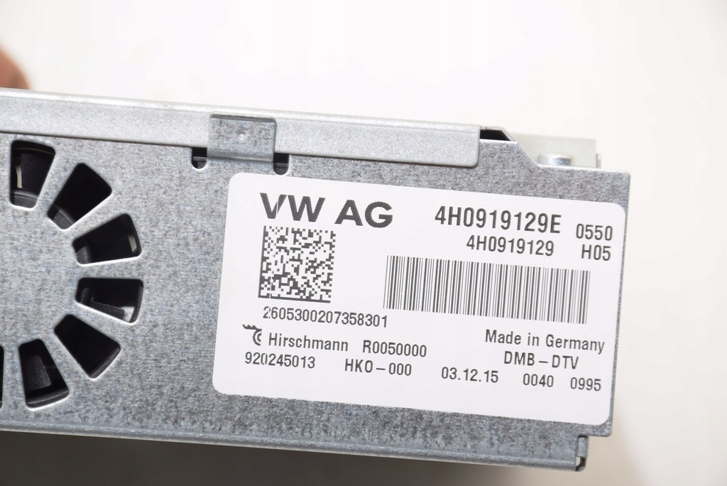 фото №6, Audi a5 8t модуль блок управления тюнер tv 14km