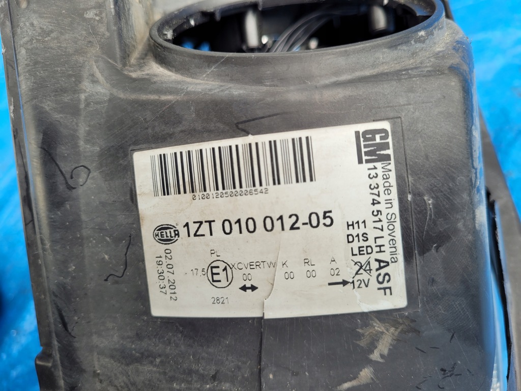 фото №15, Opel-części | astra j фара лівий лампа перед bi-xenon europa 13374517