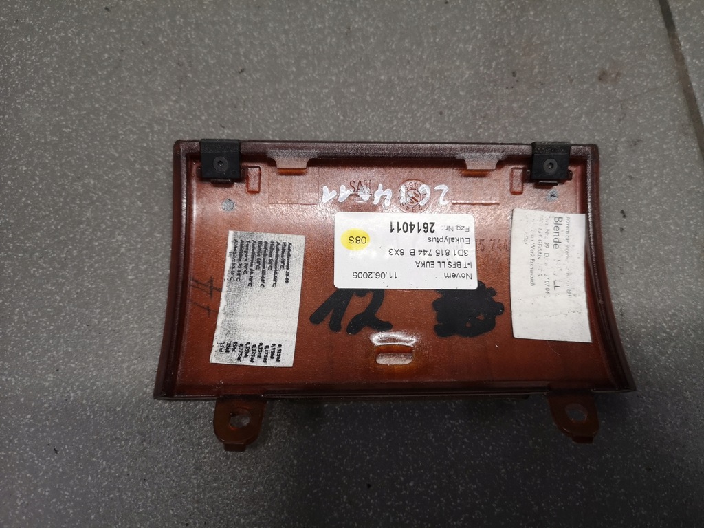 фото №6, Dekor решётки обдув vw phaeton eu 3d1815744b