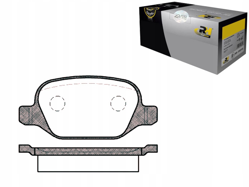 фото №1, Roadhouse тормозные колодки тормозные alfa romeo 147 156 gt f