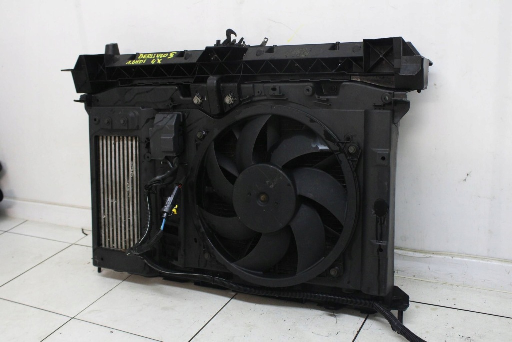 фото №5, Citroen berlingo iii partner 08r- 1.6 hdi pas передній радіатор вентилятор