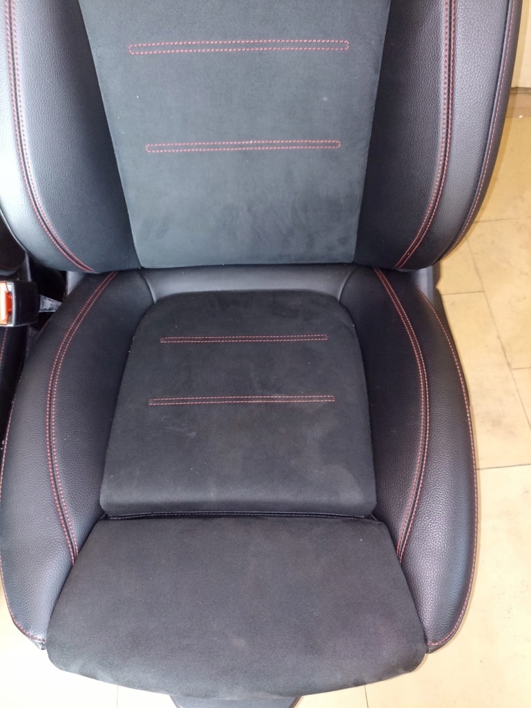 фото №8, Mercedes w177 a klasa amg сиденья заднее сиденье комплект кожа alcantara сиденье