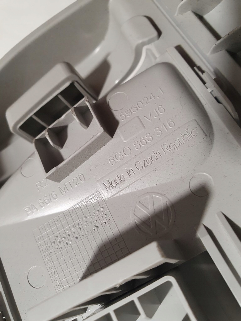 фото №8, Vw golf vii обшивка защита стойка правая блок двигателя "b" 5g0868316 5g4868312