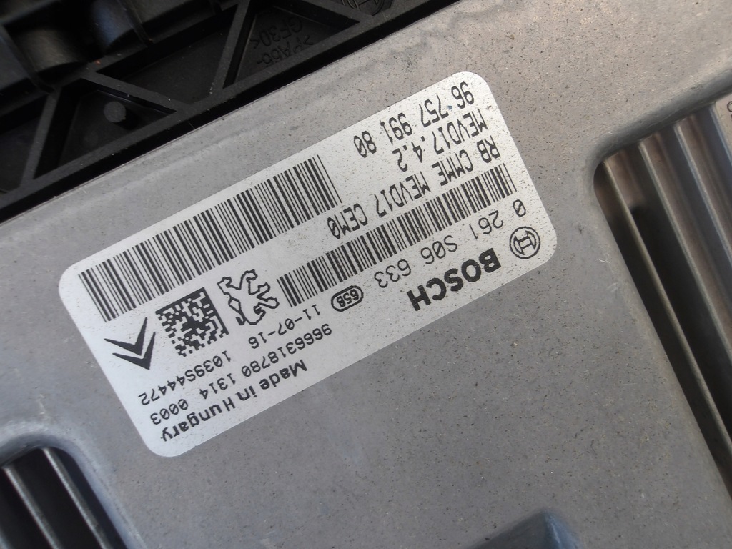 фото №7, Peugeot rcz 1.6 thp набор иммобилайзер замок зажигания бортовой компьютер