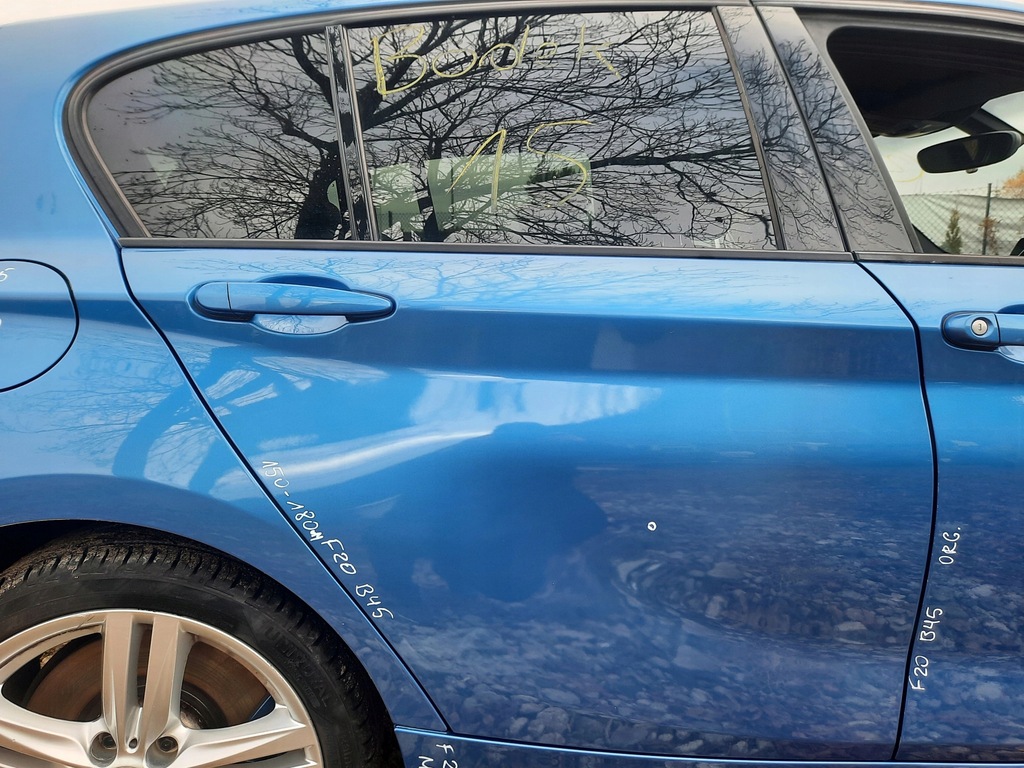 фото №1, Дверь bmw f20 правое задние b45 estorilblau