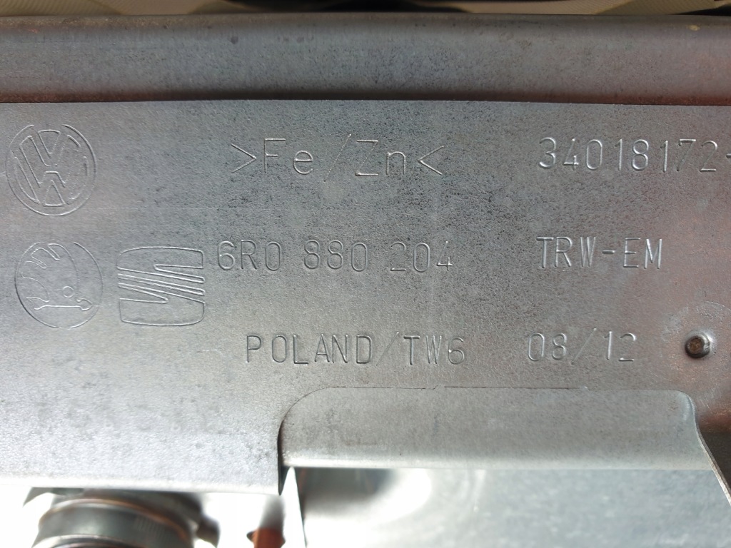 фото №7, Подушки безопасности воздушные заглушка vw polo 5 v 6r 2009-