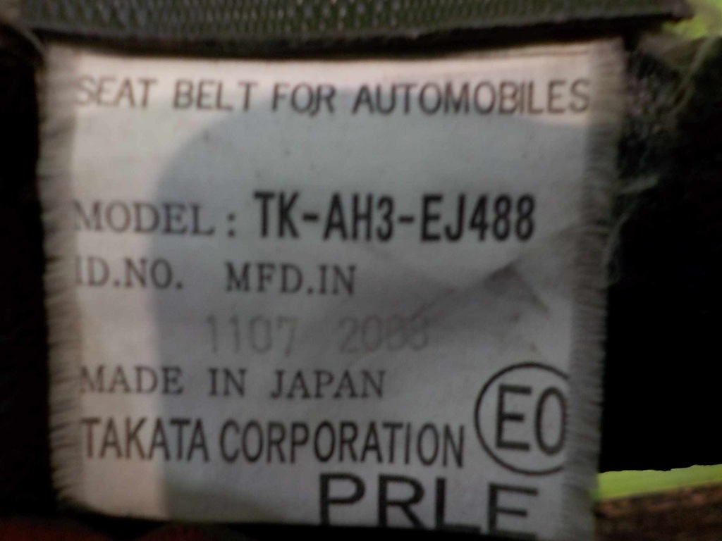 фото №5, Accord viii 09r pas безопасности правый перед