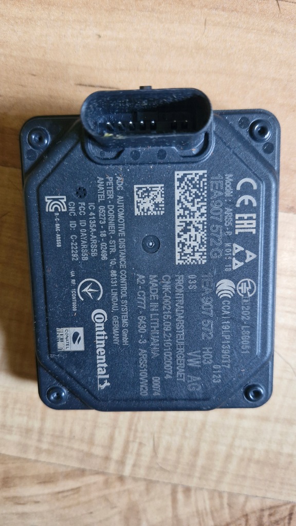 фото №1, Радар vw 1ea907572g новий